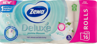 Deluxe Jasmine Blossom toaletni papir - 3 slojni, 2400 listića Zewa
