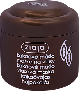 maska na vlasy kakaové máslo ziaja