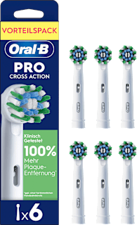 Aufsteckbürsten PRO CrossAction weiß Oral-B