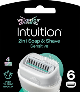 Rasierklingen, Intuition 2in1 Soap & Shave Sensitive  WILKINSON SWORD