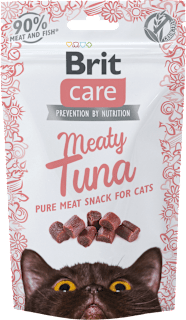 Pochúťka pre mačky care Meaty Tuna Brit