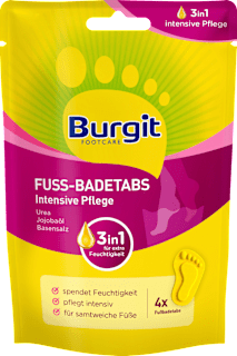 Fußbad Badetabs Intensive Pflege Burgit