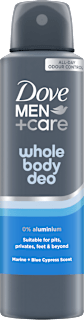 Deodorante spray Whole body brezza marina + cipresso blu Dove MEN+CARE