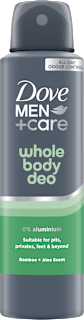 Deodorante spray Whole body bambù + aloe Dove MEN+CARE