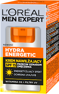 Krem nawilżający Hydra Energetic SPF15 L'ORÉAL PARiS MEN EXPERT