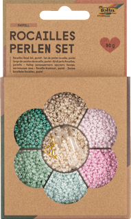 Perlenbastelset, Rocailles, pastell Dekorieren & Einrichten