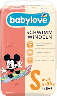 Schwimmwindeln Gr. Small (4-9 kg)   babylove