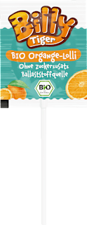 Kindersnack Orangen-Lolli Billy Tiger