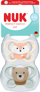 Schnuller Perfect Match Air Fuchs/Bär 0-2 Monate NUK