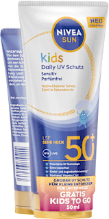 Sonnenmilch Kids sensitiv LSF 50+ & Sonnenmilch LSF 30 NIVEA SUN