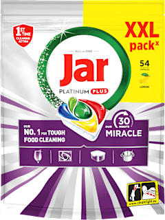 Kapsule za strojno pranje posuđa Platinum Plus Miracle XXL Jar