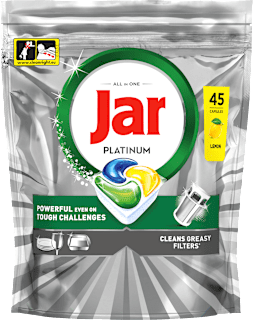 Kapsule za strojno pomivanje posode Platinum All In One Jar