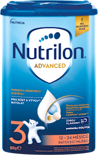 pokračovací mléčná kojenecká výživa 3 Advanced 12m Nutrilon