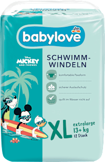 Schwimmwindeln Gr. Extralarge (13+ kg) babylove