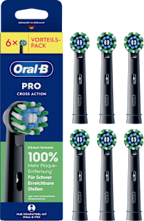 Aufsteckbürsten PRO CrossAction schwarz Oral-B