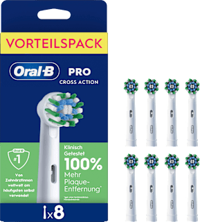 Aufsteckbürsten PRO CrossAction weiß Oral-B