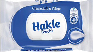 Feuchtes Toilettenpapier Cremeduft & Pflege Hakle
