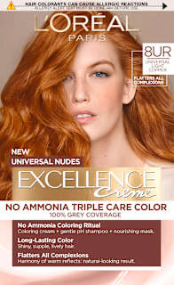 Боя за коса Nr.8UR Universal Light Copper L'ORÉAL PARiS EXCELLENCE Creme