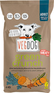 Trockenfutter Hund green crunch VEGDOG