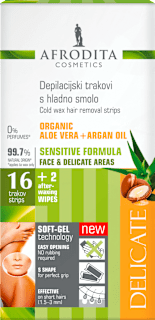 Depilacijski trakovi s hladno smolo Delicate AFRODITA