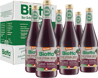 Direktsaft Rande-Zitrone-Ingwer Biotta