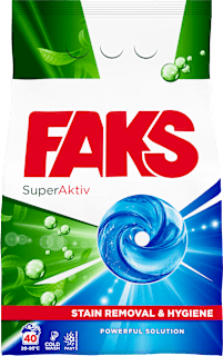 Deterdžent za pranje rublja Superaktiv, 40 pranja FAKS