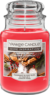 Lumânare parfumată mare cu Scorțișoară YANKEE CANDLE