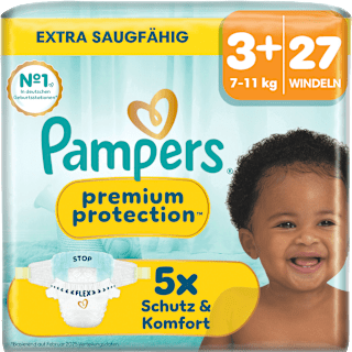 Windeln Premium Protection Gr. 3+ (7-11 kg) Pampers premium protection