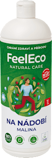 Čistiaci prostriedok na riad s vôňou maliny FeelEco