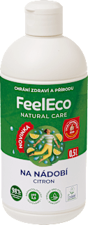 prostředek na nádobí s vůní citronu FeelEco