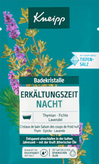 sůl do koupele Erkältungszeit Nacht Kneipp