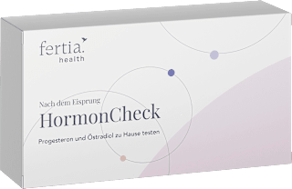 Zuhause Test Hormoncheck nach dem Eisprung fertia health