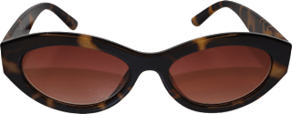 Sonnenbrille Damen schmal braunschwarz SUNDANCE