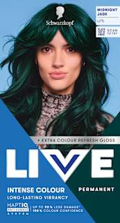 Haarfarbe Intense Colour Permanente Coloration U71 Midnight Jade Schwarzkopf LIVE