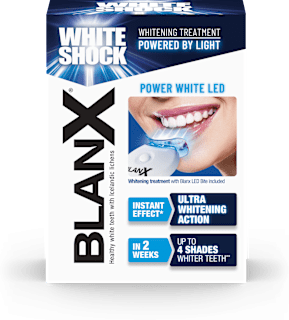 White shock fogfehérítő készlet Blanx