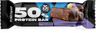 Proteinska pločica 50% – okus čokolade s hrskavim komadićima POLLEOsport