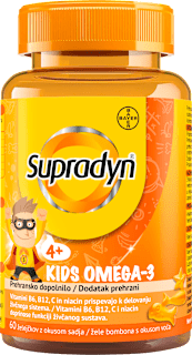 Gumijasti bomboni Kids Omega-3 Supradyn