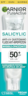 Fluido anti-imperfezioni PureActive BHA+ Niacinamide SPF50+ invisibile e opacizzante GARNIER PureActive
