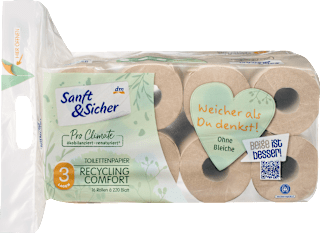 Toaletni papir Pro Climate, 3-slojni, 16 x 220 Sanft&Sicher