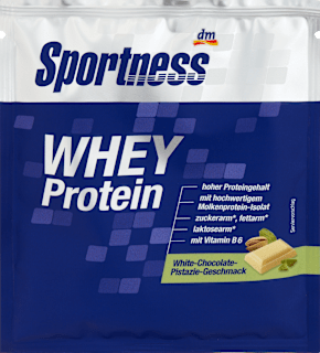 Protein sirutke u prahu – okus bijela čokolada i pistacija Sportness