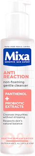 ANTI REACTION gel za čišćenje lica PANTHENOL+ PROBIOTIC EXTRACTS Mixa