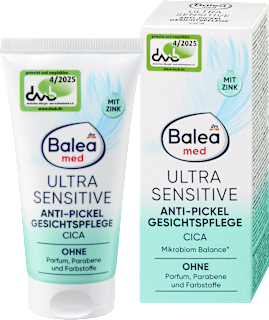 Pleťový krém proti vyrážkam Ultra Sensitive Cica Balea med