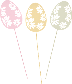 Gartenstecker, Osterei (30 cm) Dekorieren & Einrichten