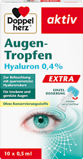 Augen-Tropfen Hyaluron 0,4% Extra (10x0,5ml) Doppelherz