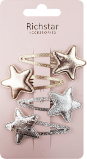 Richstar sponky do vlasů s hvězdičkami stříbrné a zlaté Anděl