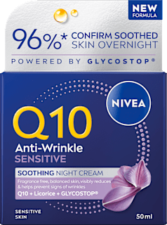 Nočna krema Q10 Anti-Wrinkle Sensitive NIVEA