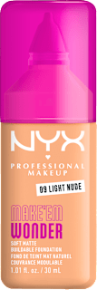 MAKE'EM WONDER tečni puder - 09 Light Nude NYX PROFESSIONAL MAKEUP