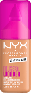 MAKE'EM WONDER tečni puder - 17 Medium Olive NYX PROFESSIONAL MAKEUP