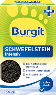 Hornhautentferner Schwefelstein intensiv Burgit