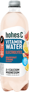 Erfrischungsgetränk, Vitamin Water Electrolytes, Grapefruit-Zitrone hohes C